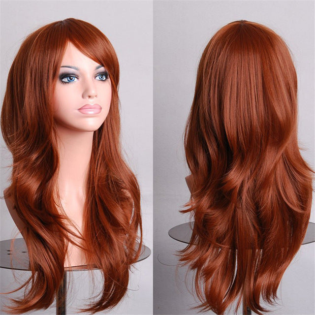 Solid Color Long Wigs