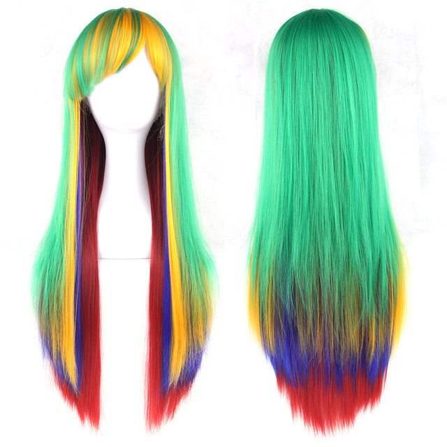 Multi-Color Long Wigs