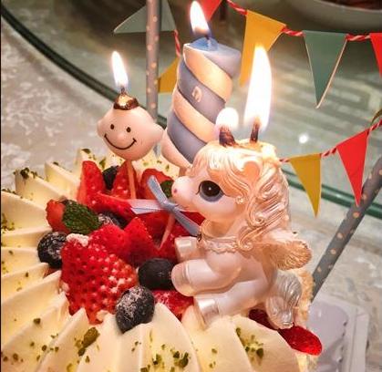 Golden Unicorn Luxury Candle Stick Cake Decorating | Kawaii Babe