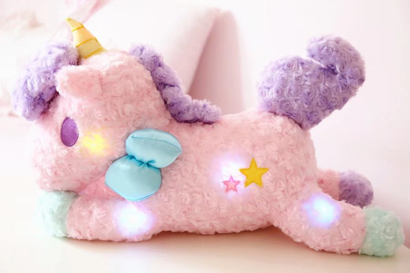 magical unicorn plush toy glow in the dark led little twin stars sanrio pastel fairy kei by kawaii babe