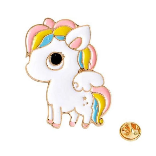kawaii rainbow pony unicorn enamel pin lapel brooch collection tokidoki unicorno harajuku japan fashion by kawaii babe