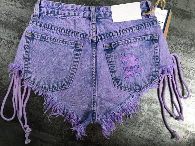 Buy Levi's Womens 501 Purple Regular Shorts online