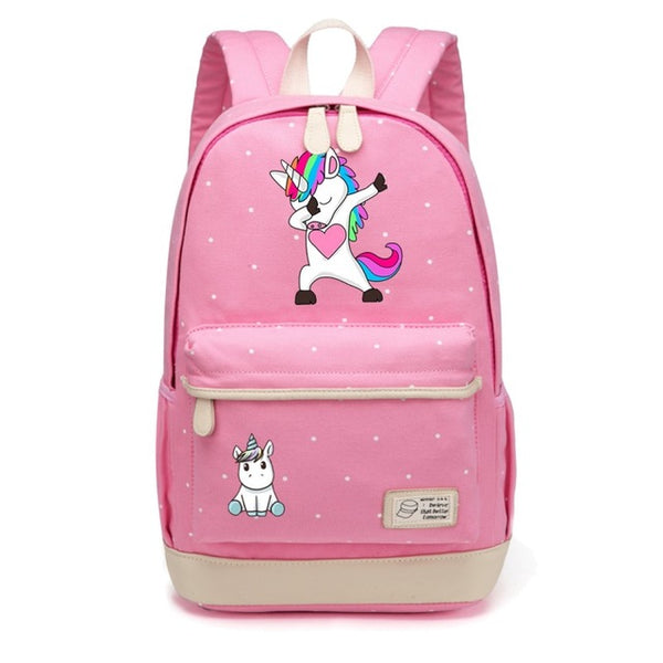 Cosmic Rainbow Unicorn Backpack Book Bag Ruck Sack Purse | Kawaii Babe