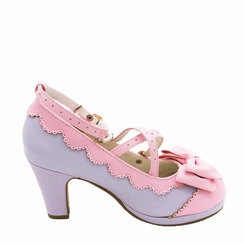 Sweet Pearl Embellished Lolita Heels - Many Colors by Kawaii Babe