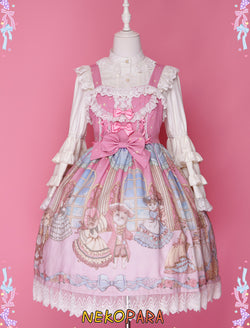 Lolita Dress Royal Cats Classic EGL Community Ruffled Delicate Dainty Kawaii Kittens Rouched Sweet 