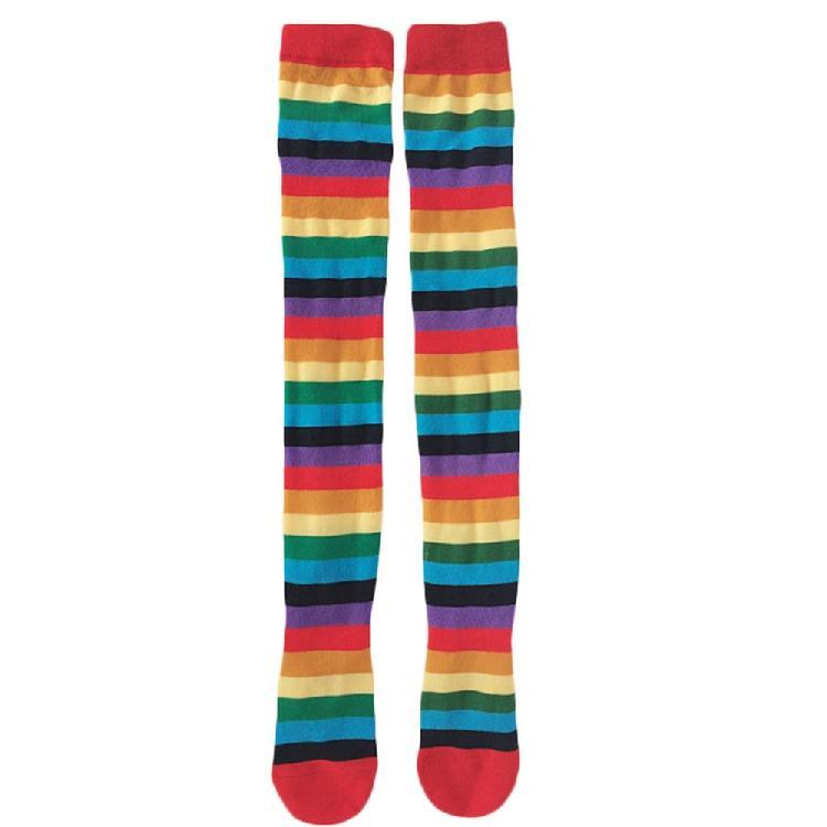 Rainbow Knee Socks Thigh High Stockings Gay Pride | Kawaii Babe
