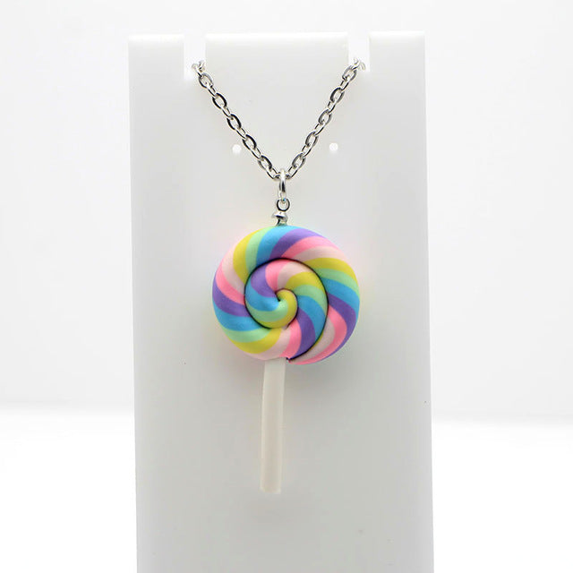 Rainbow Lollipop Earrings