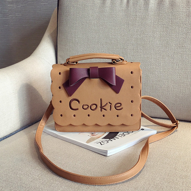 Japanese Lovely Bear Cookie Crossbody Bag