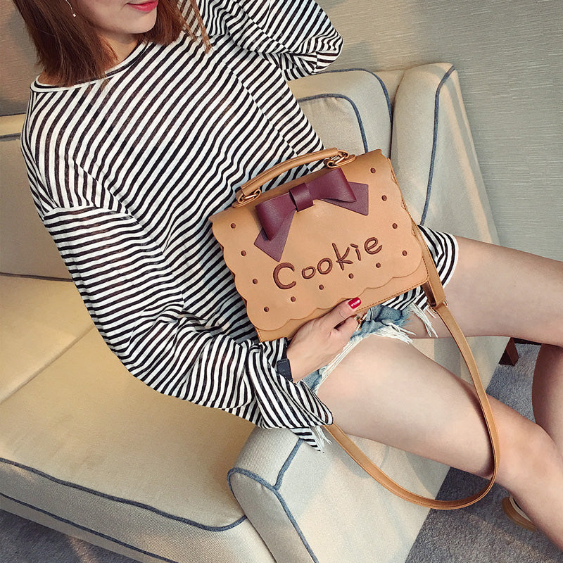 Kawaii Cookie Biscuit Handbag Purse