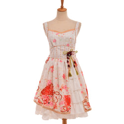 Sakura Flower Japanese Kimono Style Summer Dress | Kawaii Babe Red / M Sakura Flower Japanese Kimono Style Summer Dress | Kawaii Babe Red / M
