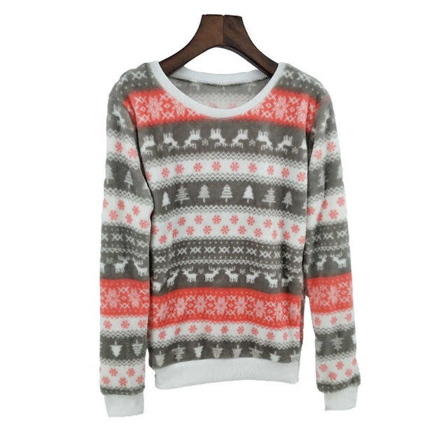 Fuzzy Flannel Crewnecks