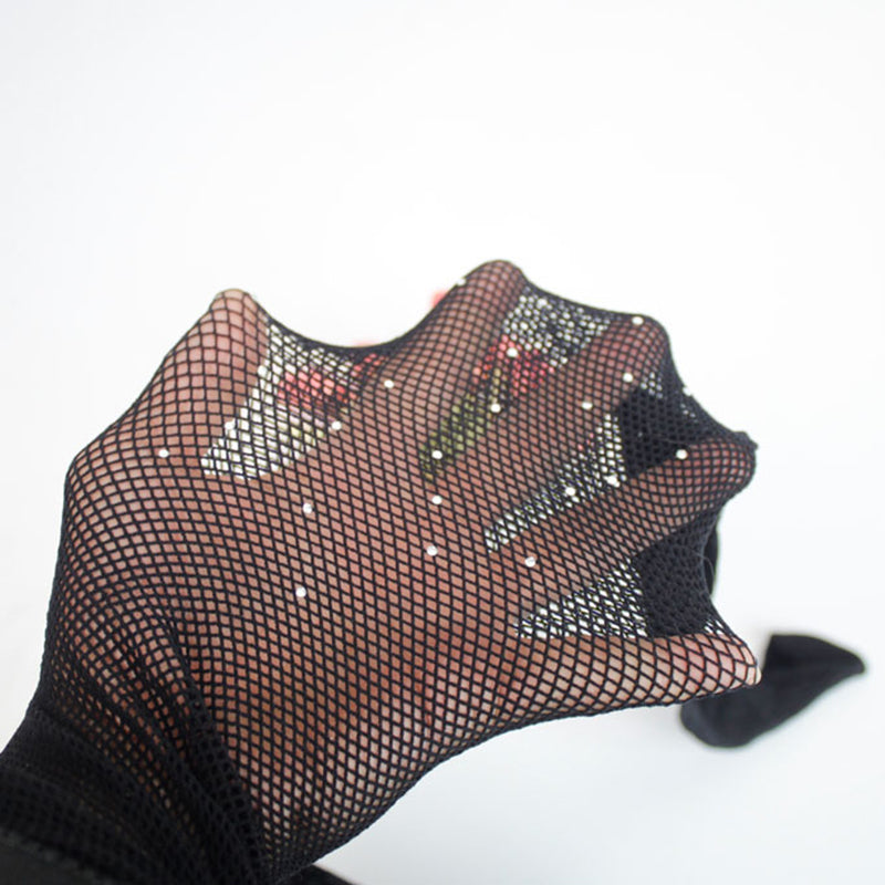 Diamond Studded Rhinestone Fishnets Stockings Jewel Gem | Kawaii Babe