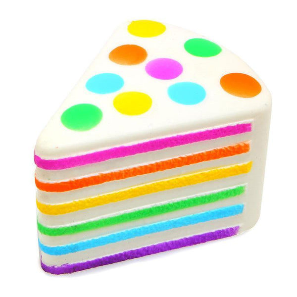 kawaii rainbow birthday cake squeeze toy squishy soft plush kidcore confetti autistic austism stimming tool cgl age regression little space by ddlg playground