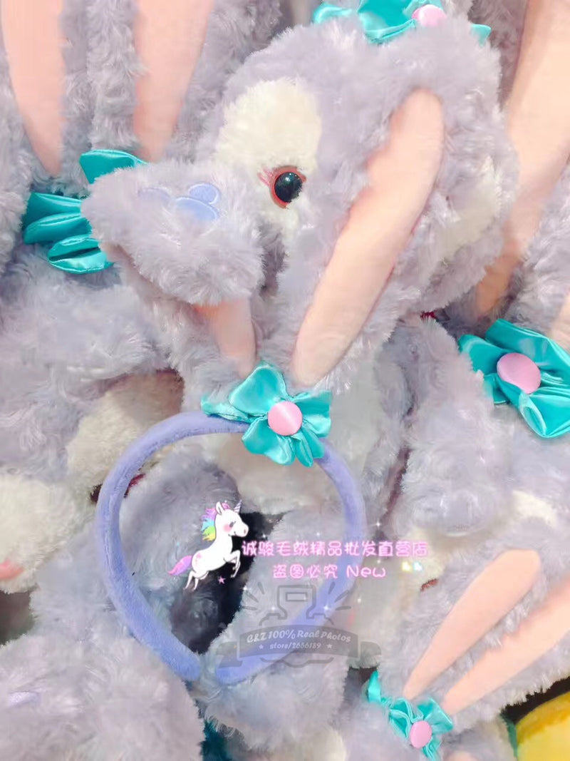 purple bunny rabbit headband stellalou disney japan disneyland duffy bear kawaii fashion harajuku jfashion by Kawaii Babe
