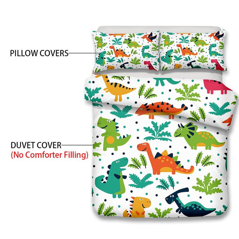 SUSSEXHOME 18 in. x 24 in. Dino Super-Absorbent Washable Cotton