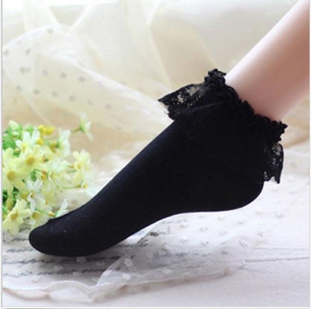 Ruffled Princess Ankle Socks Sweet Lolita Kawaii | Kawaii Babe