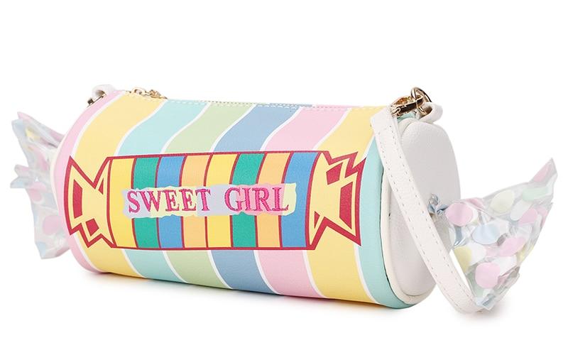 Sweet Tart Rocket Candy Pastel Handbag 3D Purse Vegan Leather Kawaii Harajuku Lolita Fashion