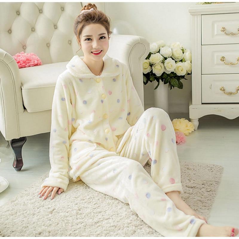 Kawaii Soft Pajama Set Cute Soft Fuzzy Flannel Furry PJS Set