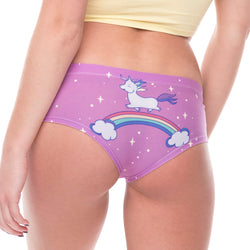 Girl's Hanes Panty Underwear Size 12 Magical Colors Unicorns