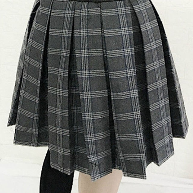 Punk Rock Pleated Skirt