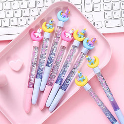 Glitter Unicorn Gel Pens Stationary Kawaii Fairy Kei