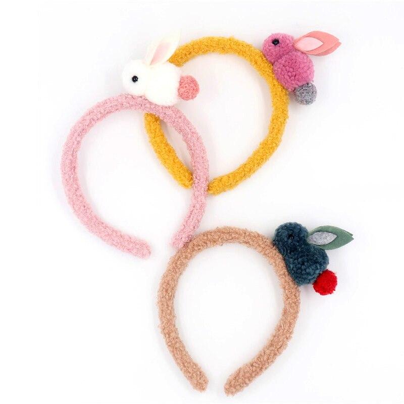Soft Fuzzy Plush Bunny Rabbit Headband Hair Accessory 