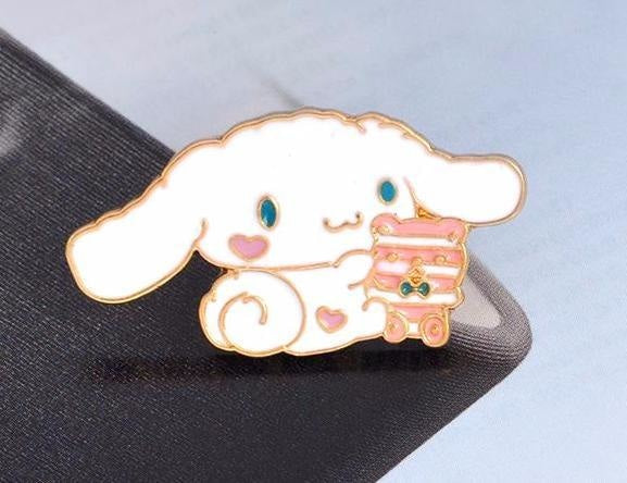 Kawaii Sanrio Cinnamoroll Enamel Pin Brooch Lapel Pin Fairy Kei Pastel 