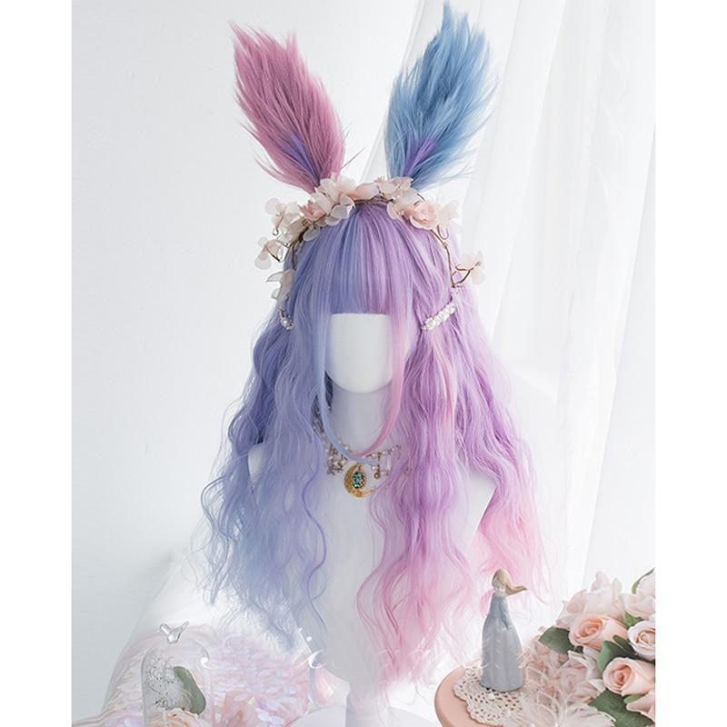 Purple Bunny Ear Lolita Wig