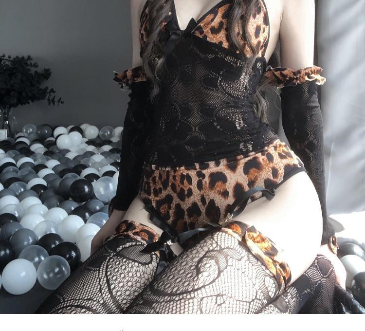 Kawaii Leopard Princess Bodysuit Cosplay Set Kawaii Babe Kawaii Leopard Princess Bodysuit Cosplay Set Kawaii Babe