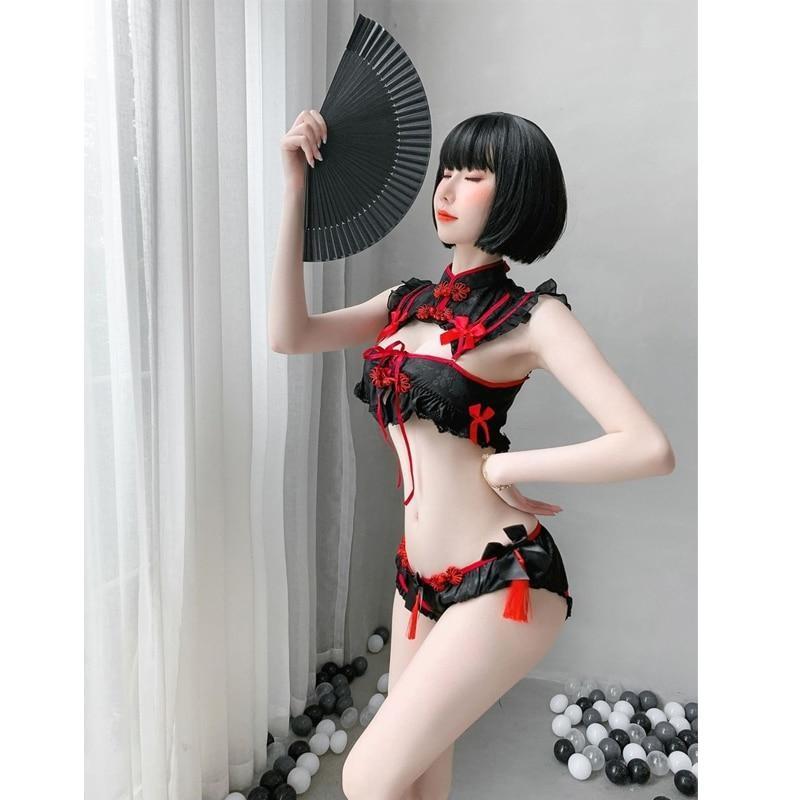 Lingerie Babydoll Lace Cheongsam UY0395