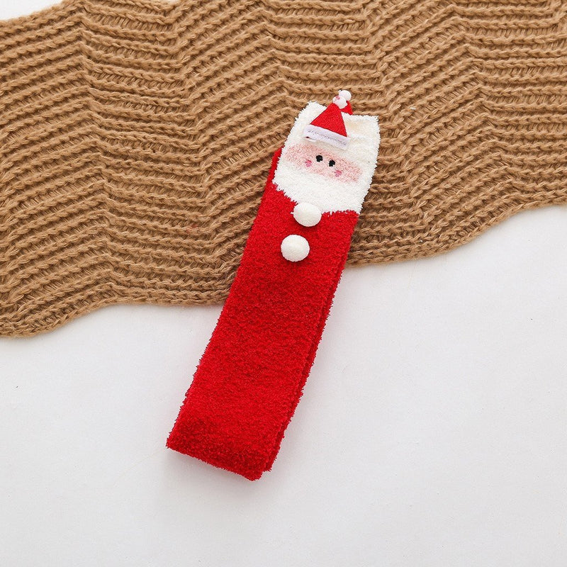 Red Santa Clause Thigh Highs Stockings Christmas XMas | Kawaii Babe