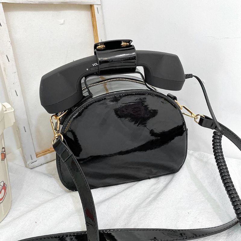 Rotary Phone Handbag - bags, handbag, handbags, latex, phone