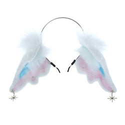 Sad Angel Lolita Ears - Pink/Blue - angel ears, angelcore, angelic, angels, ears
