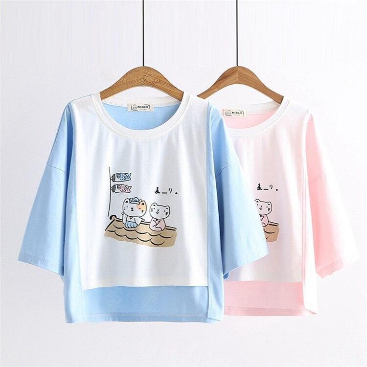 Sailing Kitten Tee - t-shirt