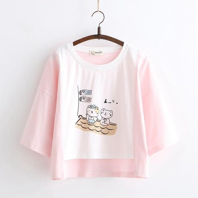 Sailing Kitten Tee - t-shirt