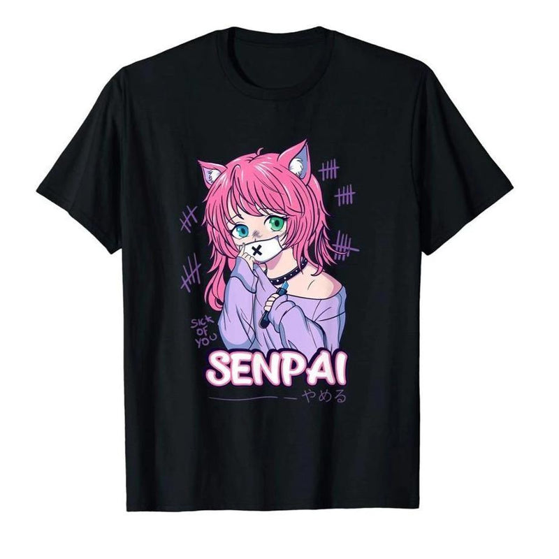 Senpai Neko Tee - shirt