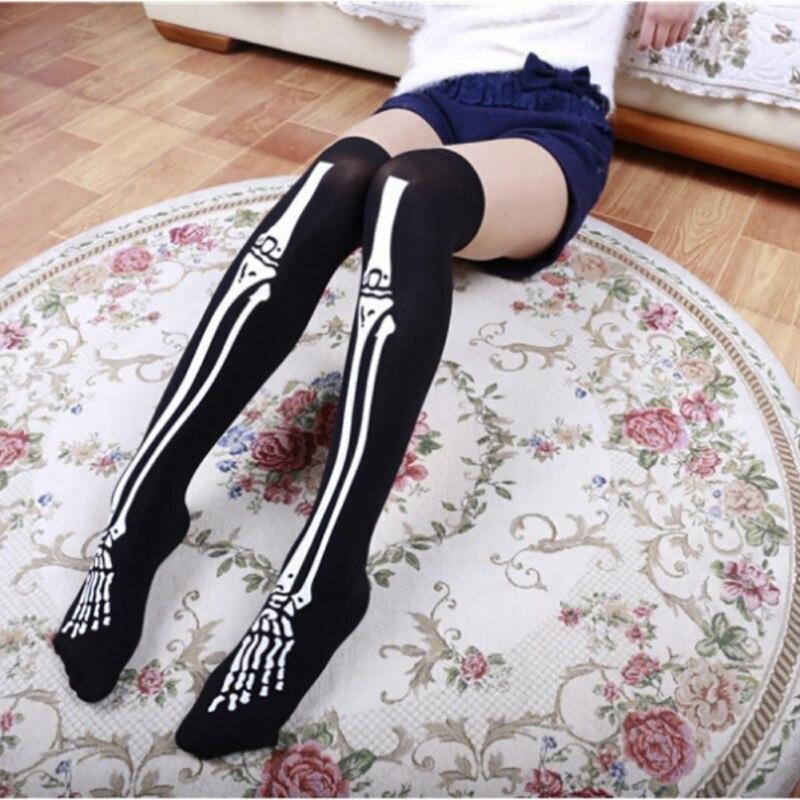Skeleton Stockings - bone stockings, bones, creepy, gore, halloween