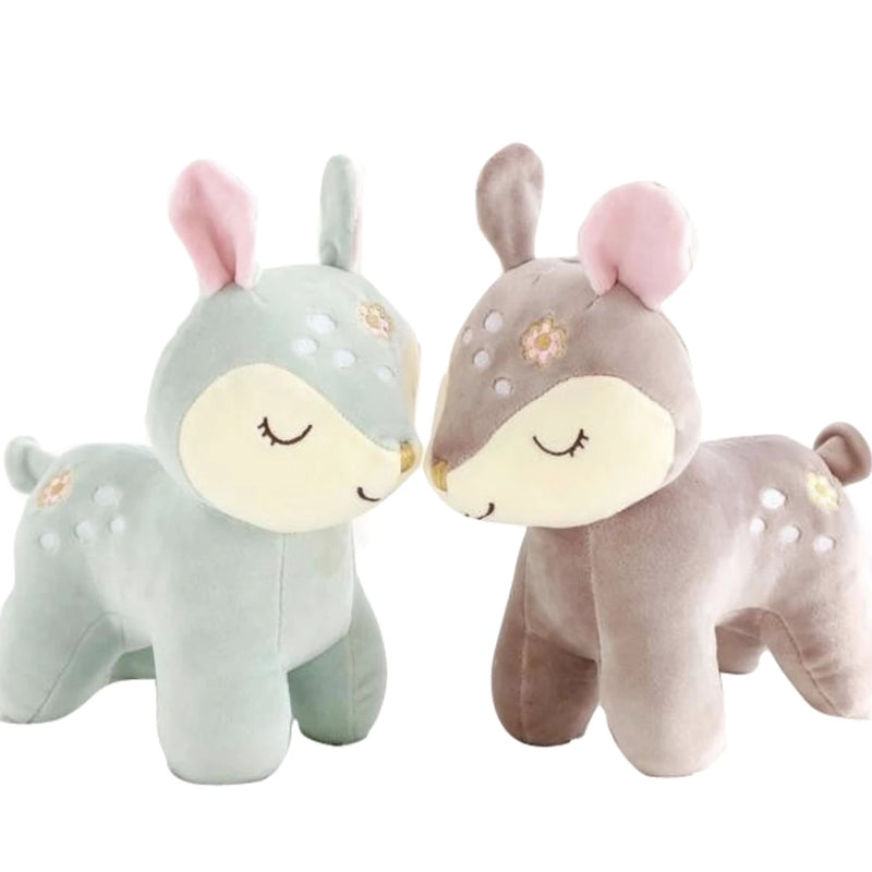 Sleepy Deer Plush Toy Stuffed Animal Christmas Kawaii Cute