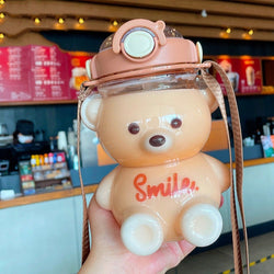 Smile Bear Bottles - Brown - adult bottle, bottles, baby bear bottle