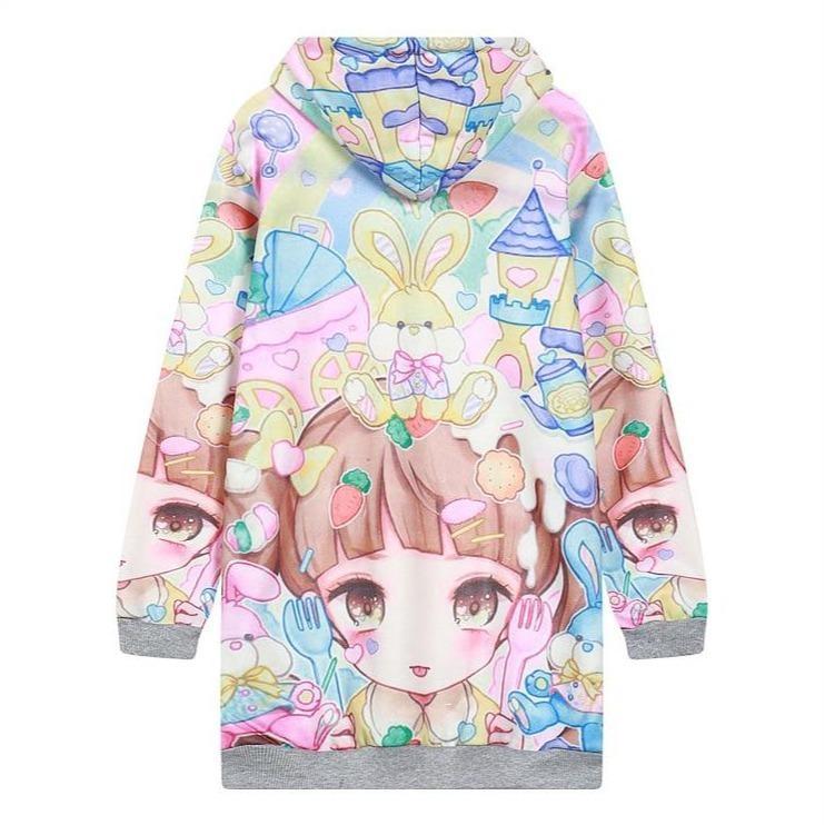 Snack Baby Sweater Dress Fairy Kei Pastel Kawaii Babe