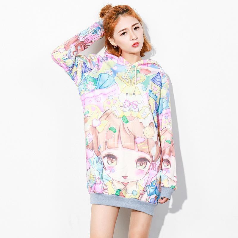Snacky Littlespace Sweater Dress - abdl, adult baby, ageplay, anime, fairy kei