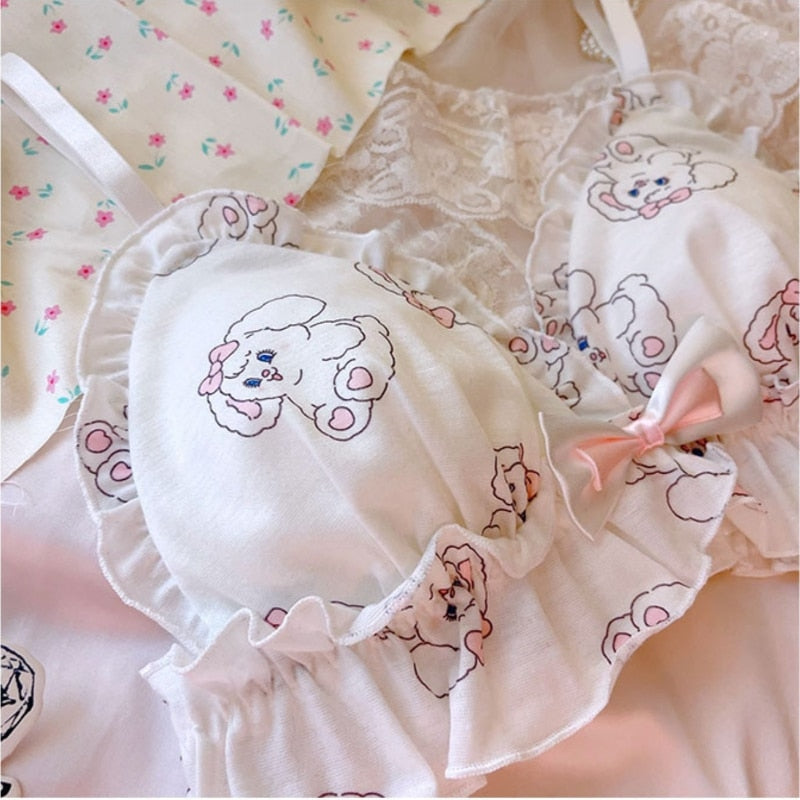 Soft Baby Bun Lingerie Set - baby bunny, bunny, bunny rabbit, bunny rabbits, lingerie Kawaii Babe
