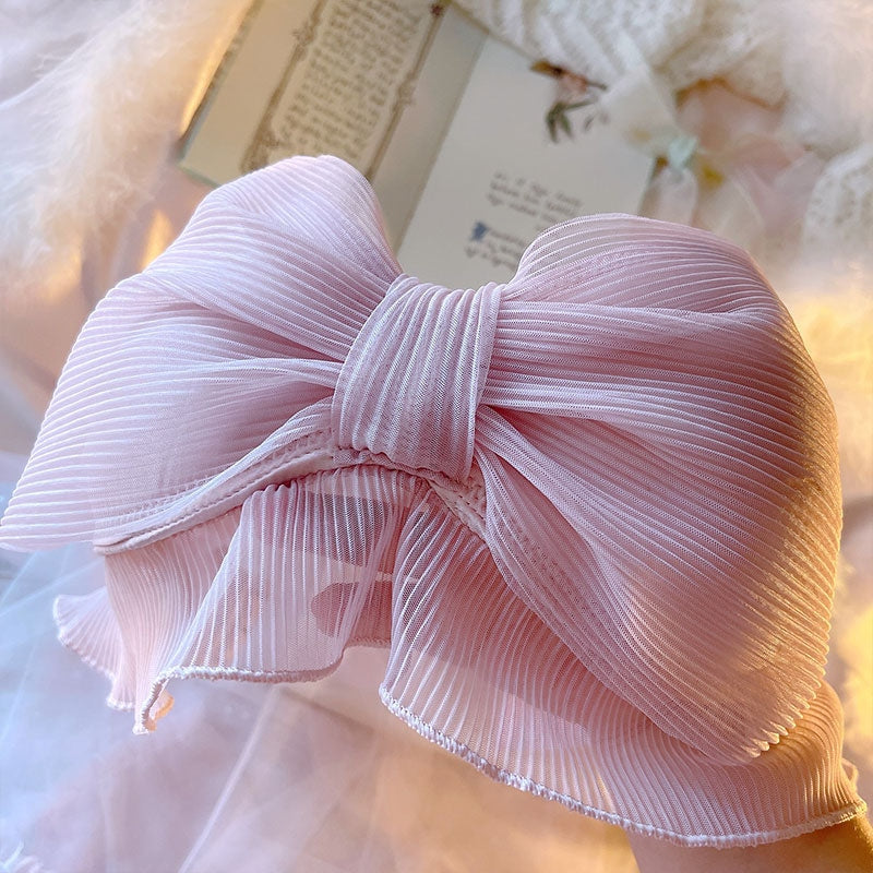 Is That The New Kawaii Solid Ruffle Hem Bow Decor Lingerie Set