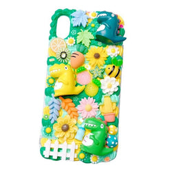 Spring Dino Galaxy Phone Case - aligator, alligator, android, androids, bumble bee