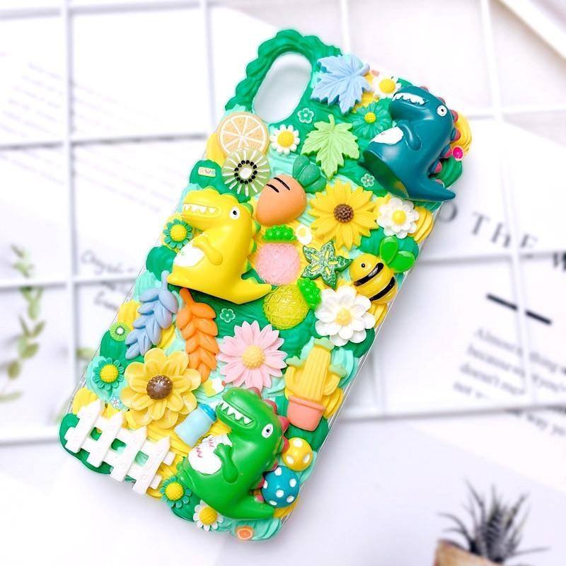 Spring Dino Galaxy Phone Case - others pls specify - aligator, alligator, android, androids, bumble bee
