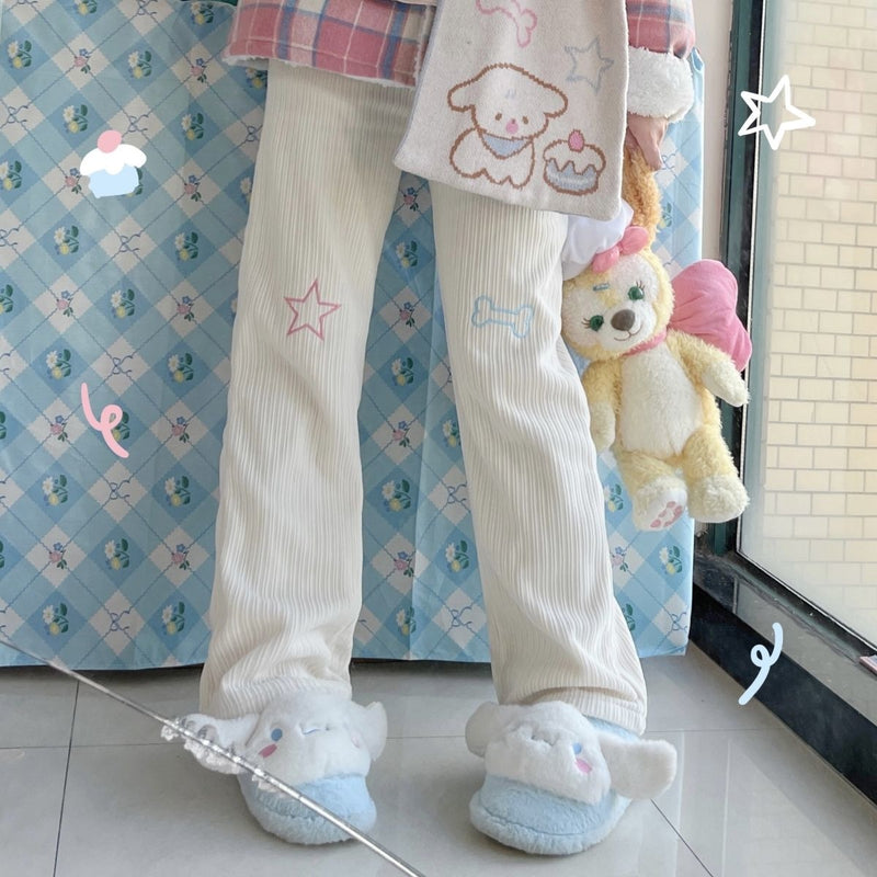 Star Girl Pants - fairy-kei, jogging pants, pants, star Kawaii Babe