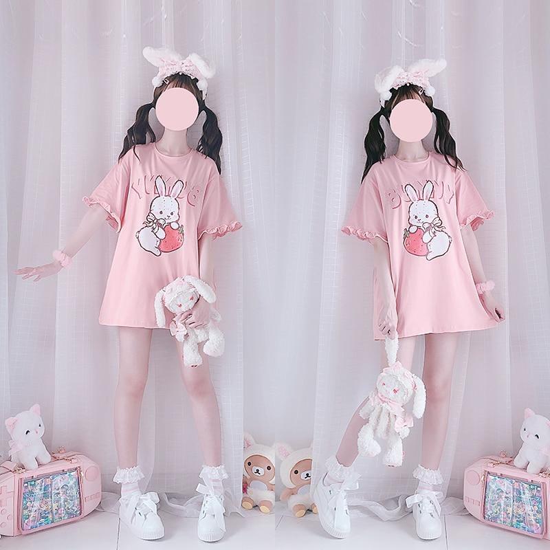 Pink Bunny Nightgown