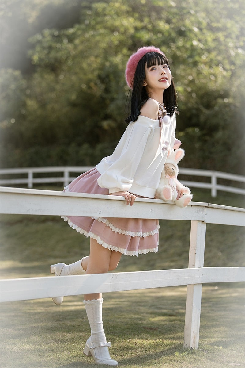 Surprise Me Pastel Goth Clothing Skirt & Top Set Kawaii Babe