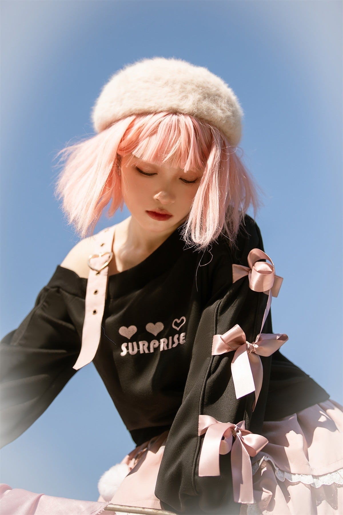 Surprise Me Pastel Goth Clothing Skirt & Top Set Kawaii Babe