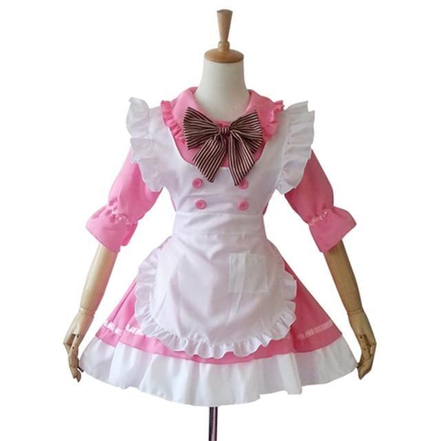 French Maid Lace Anime Lingerie Onepiece Cosplay Uniform Costume  YOMORIO